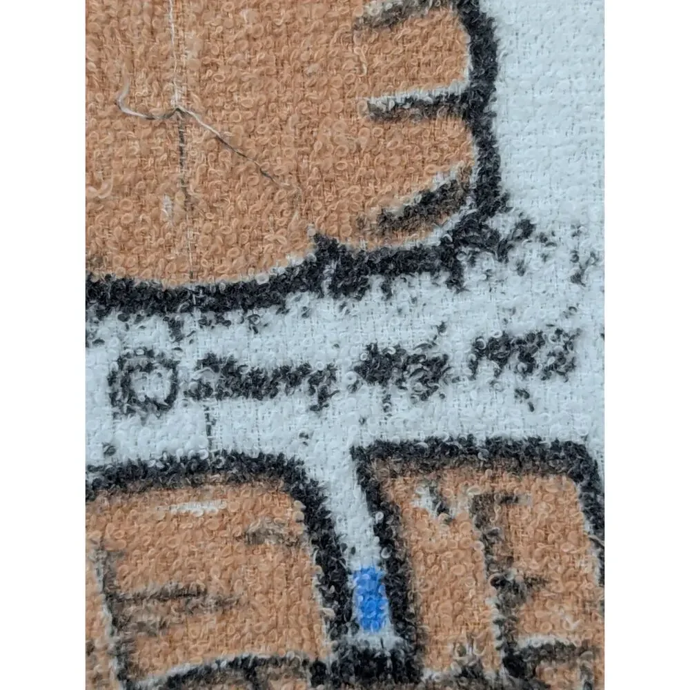 Vintage Florida Beach Bum Towel 27.5x51.5